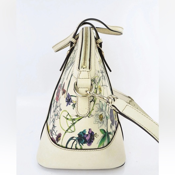 Gucci Floral Cream Shoulder Bag - Picture 3 of 16